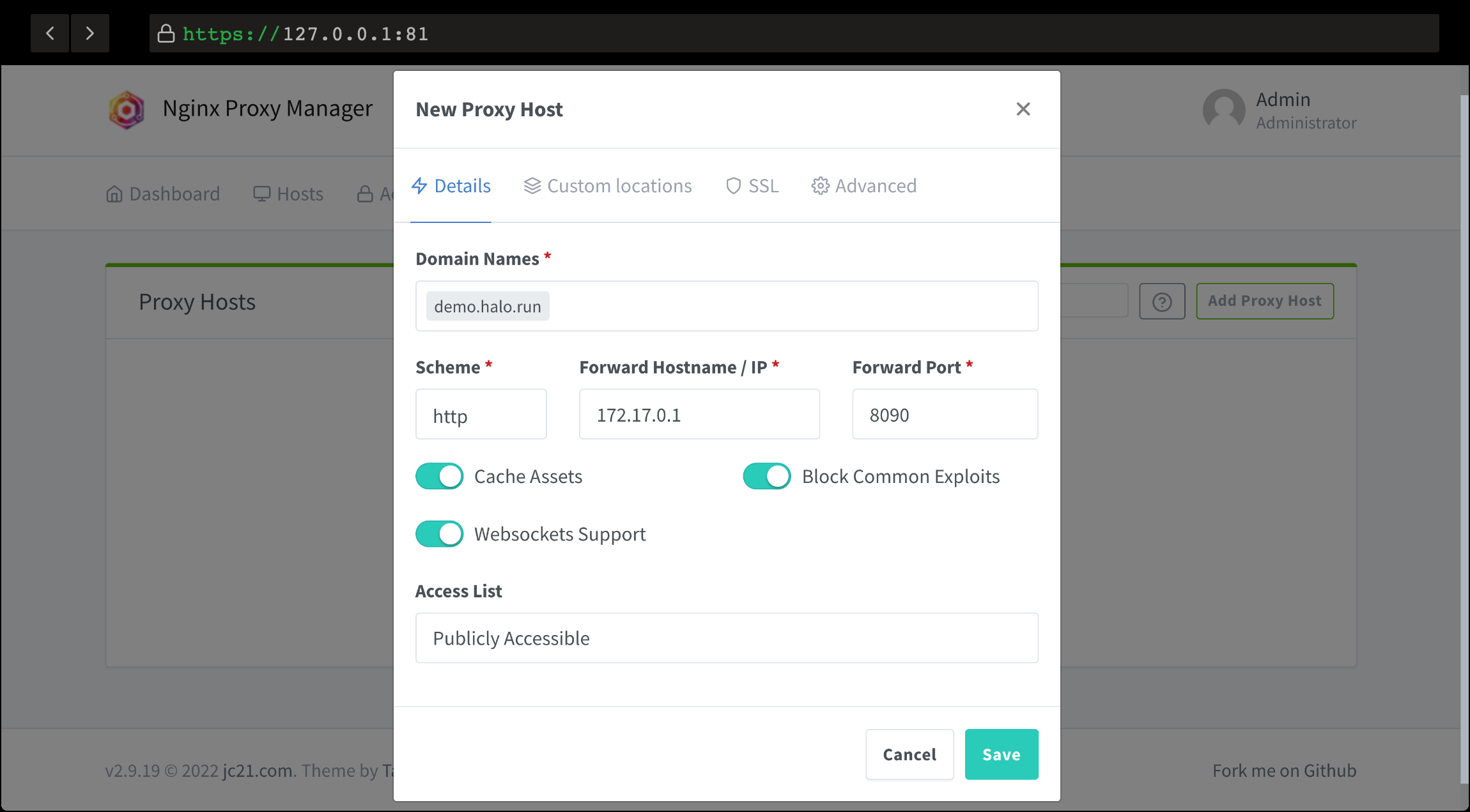 Nginx Proxy Manager 5